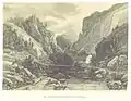 Albschlucht nahe Albbruck, Stich, 1841
