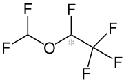 Strukturformel von Desfluran