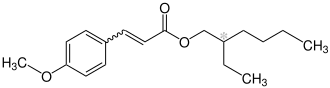 Strukturformel von Octoxinat