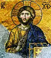 Jesus Christus aus dem Deësis-Mosaik der Hagia Sophia, 1261