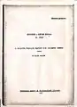 Titelblatt von Lehrmaterial zu den Grundlagen der organischen Chemie von Zoltan Hajos, Universität Veszprém (1953)