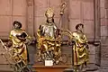 Laurentius, Nikolaus und Stephanus im Chorumgang (Anf.16. Jh.)