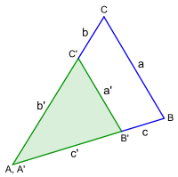 S:S:S-Satza : a' = (b + b') : b' = (c + c') : c'