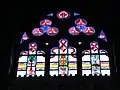 Fenster am Hospital de la Santa Creu i Sant Pau