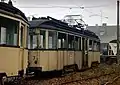 ET 7 (Typ 29a, ex LVB 1047II) im Februar 1982 ausgemustert in Strausberg Stadt