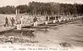 Parade der 7. Pioniere über die Rhone.