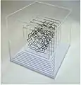 Porphyrin-Metamorphose Tischobjekt (2007)