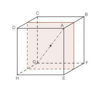 Quadrat als Schnittfläche
