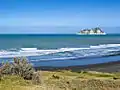East Island vom Anstieg des Otiki Hill aus
