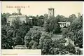 Foto von 1902: Schloss und Bergfried des alten Hinterschlosses
