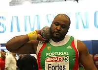 Marco FortesRang acht mit 19,38 m