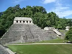 Tempel der Inschriften in der Maya-Stadt Palenque