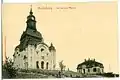 Kirche und Pfarrhaus 1905