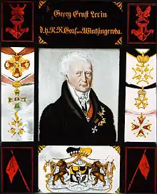 Graf Georg Ernst Levin von Wintzingerode (1752–1834), Glasfenster in der Burgkapelle
