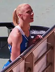 Bronzemedaillengewinnerin Nikoleta Kyriakopoulou Jackson