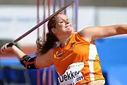 Evelien Dekkers erzielte 46,37 m und schied damit aus