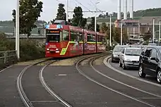 GT-E am Kranenkai, türlose Seite