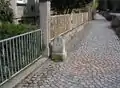Halbmeilenstein an der Mittweidaer Straße