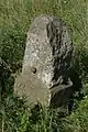 Halbmeilenstein an der B 97 bei Schmorkau