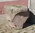 Reststück der Ganzmeilensäule (kopfstehend)
