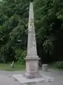 Postmeilensäule in der Neustadt