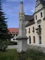 Nachbildung der Distanzsäule in Lommatzsch