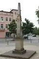 kursächsische Distanzsäule in der Breiten Straße