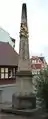 Postmeilensäule in Lübbenau
