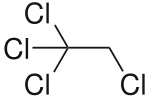 Strukturformel von 1,1,1,2-Tetrachlorethan