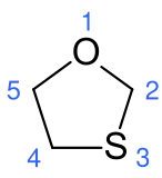 1-Oxa-3-thiacyclopentan(Hantzsch-Widman: 1,3-Oxathiolan)