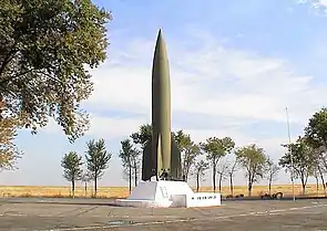 R-1 nahe am Testgelände Kapustin Jar