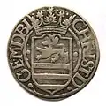 1/24 Thaler, Fürstentum Lüneburg, Christian der Ältere 1628 nach Ende der Kipperzeit (Welter 973), Rs.-Umschrift: NACH•R[echtem]•SCHROT•V[nd]•K[orn]