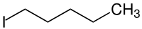 Strukturformel von 1-Iodpentan