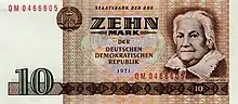 10 Mark Vorderseite