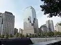 Blick von der Gedenkstätte 9/11