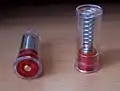Pufferpatrone am Beispiel einer Flintenpatrone