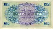 100 Schilling Rückseite