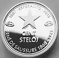 100 Steloj 2018 Silber Avers