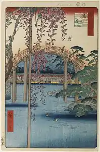 26. Auf dem Gelände des Kameido-Tenjin-Schreins
