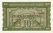 10 Schilling Vorderseite