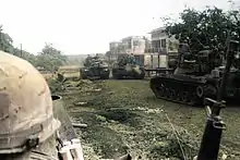 Kräfte der 2nd Squadron in Snuol in Kambodscha, Mai 1970