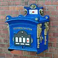Nach 1890, Wandbriefkasten am Hauptpostamt in Eberswalde