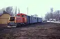 Zug nach Kecskemét in Kiskőrös (1993)