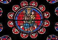 Glasmalerei in der Kathedrale Notre-Dame de Chartres