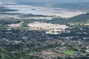 Hochwasser bei Porto Seguro im Süden von Bahia,12. Dezember 2021