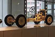Chassis des Škoda 420 Popular im Škoda Muzeum