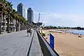 Der Strand mit Promenade von La Barceloneta