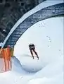 Tunnel-Einfahrt bei der Wasserstation, um 1990