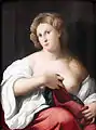 Bildnis einer Frau mit entblößter Brust, 1525