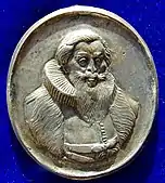 Johann Heinrich Waser 1668Medaille Vorder- und Rückseite von Conrad Meyer